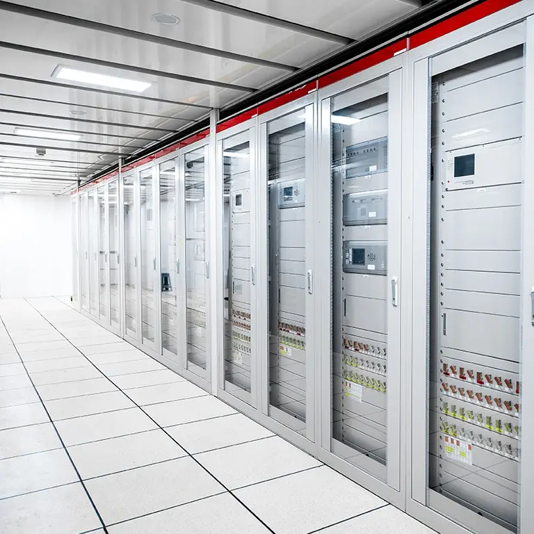 behind the scenes look of a data center