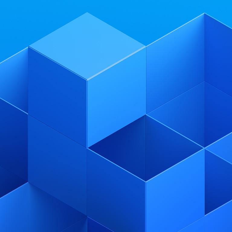 blue cubes