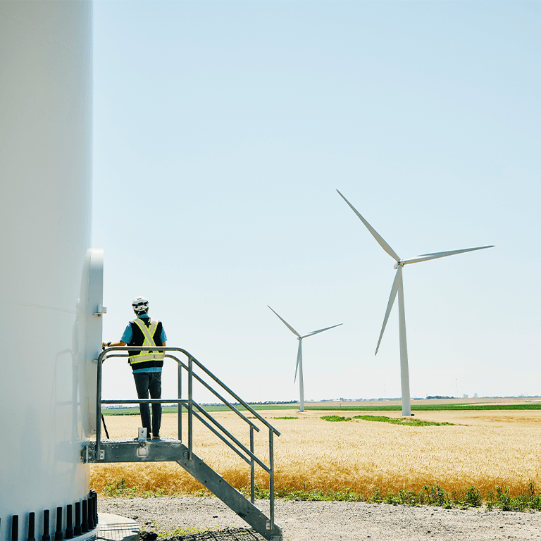 wind turbines