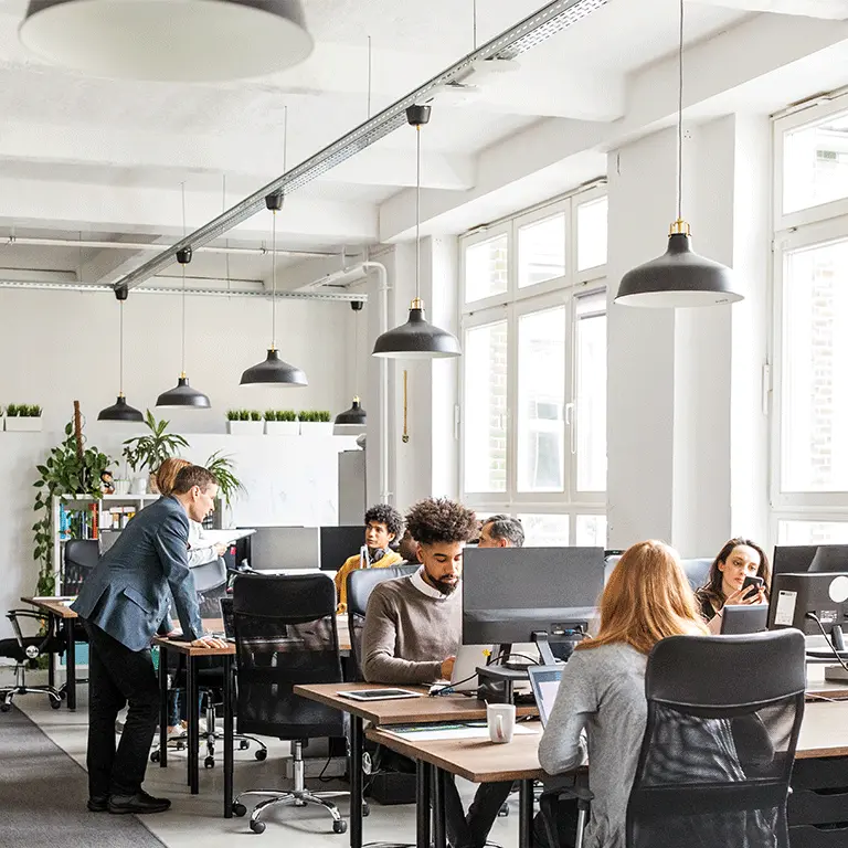 an office space