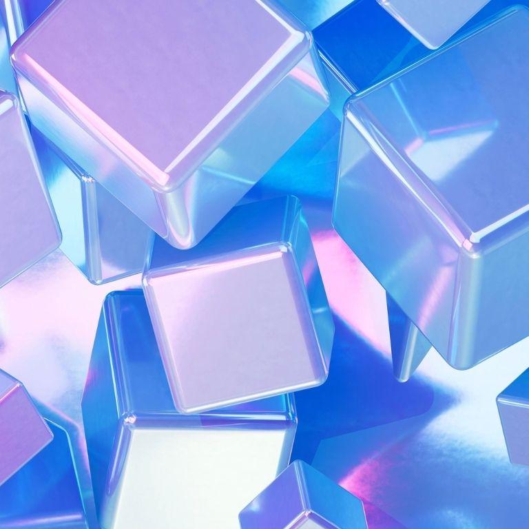 futuristic abstract cubes